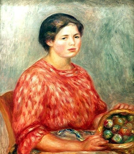 Renoir / La fruitiere / 1900 od Pierre-Auguste Renoir