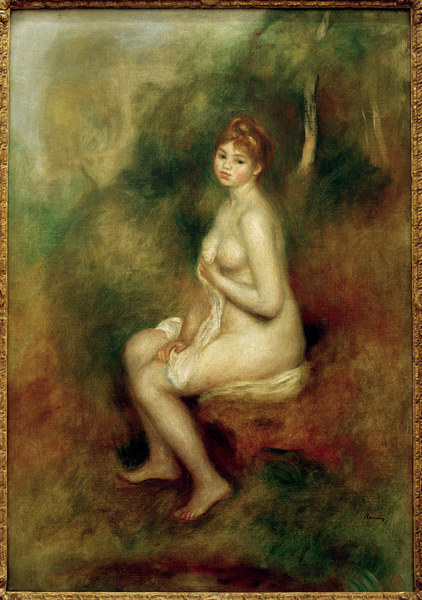 Renoir / Nu dans un paysage / 1889 od Pierre-Auguste Renoir
