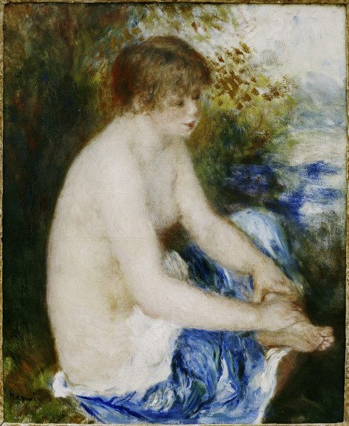 Renoir / Small blue nude / 1878/79 od Pierre-Auguste Renoir