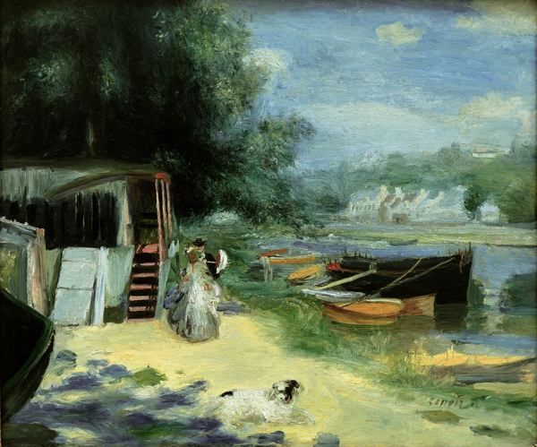 Renoir / The bathing place / 1871/72 od Pierre-Auguste Renoir