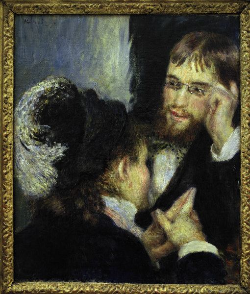 Renoir / The conversation / c.1878 od Pierre-Auguste Renoir