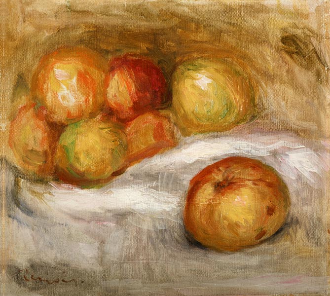 Renoir, Nature morte avec pommes od Pierre-Auguste Renoir