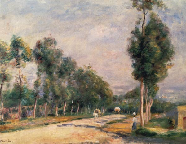 Renoir / Road near Louveciennes / 1895 od Pierre-Auguste Renoir