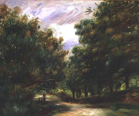 The road near Cagnes od Pierre-Auguste Renoir