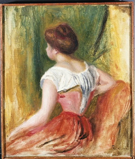 Seated Young Woman od Pierre-Auguste Renoir