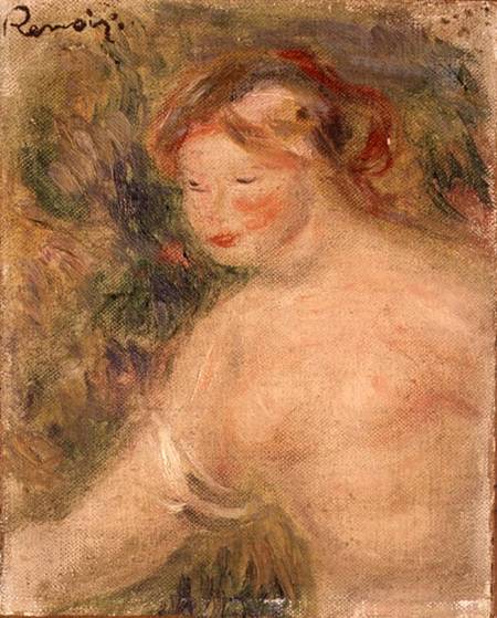 Sketch of Torso of a Woman od Pierre-Auguste Renoir