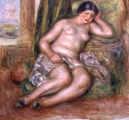 Sleeping Odalisque, or Odalisque in Turkish Slippers od Pierre-Auguste Renoir