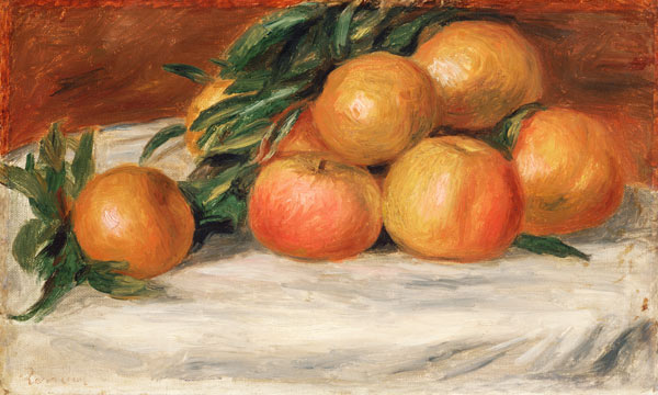 Still Life With Apples And Oranges od Pierre-Auguste Renoir