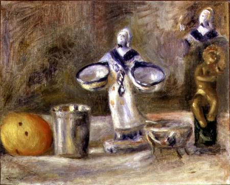Still Life with a Faience Figure od Pierre-Auguste Renoir