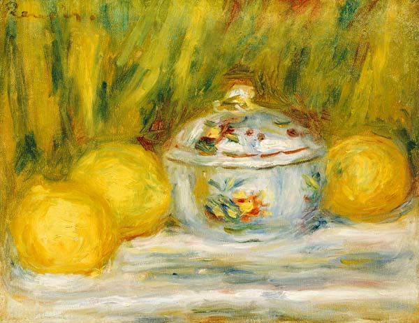 Sugar Bowl And Lemons od Pierre-Auguste Renoir