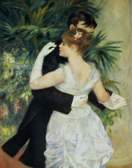 A.Renoir / City dance / 1883 / Detail od Pierre-Auguste Renoir