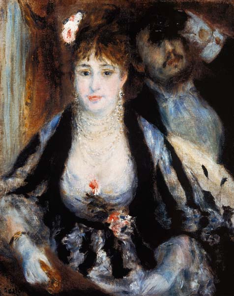 The Theatre Box od Pierre-Auguste Renoir