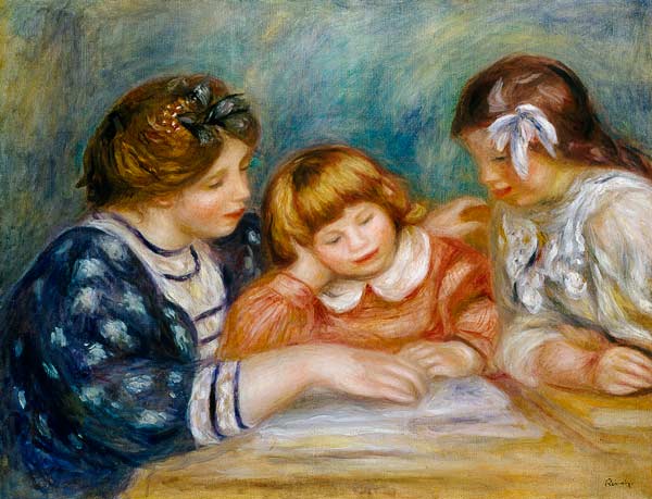 The Lesson od Pierre-Auguste Renoir