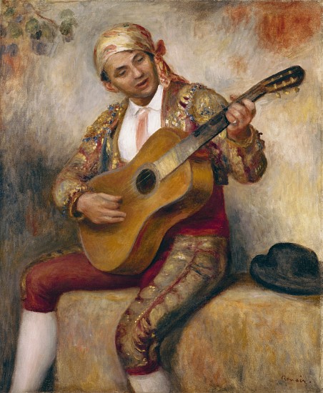 The Spanish Guitarist od Pierre-Auguste Renoir