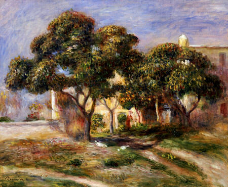 The Medlar Trees od Pierre-Auguste Renoir