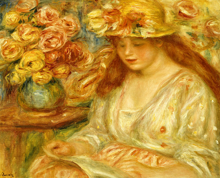 The Reader od Pierre-Auguste Renoir