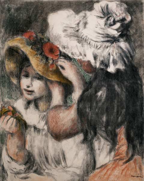 The Pinned Hat (Berthe Morisot's daughter and her cousins)