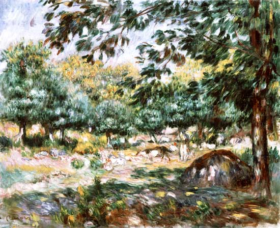 Treboul near Douarnenez od Pierre-Auguste Renoir