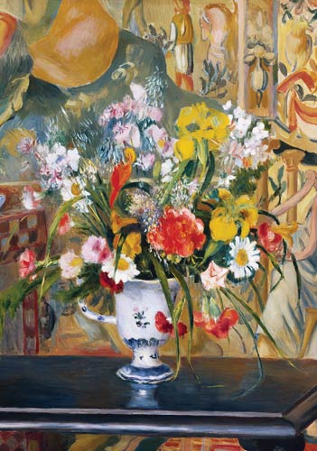 Flowers in a Vase od Pierre-Auguste Renoir