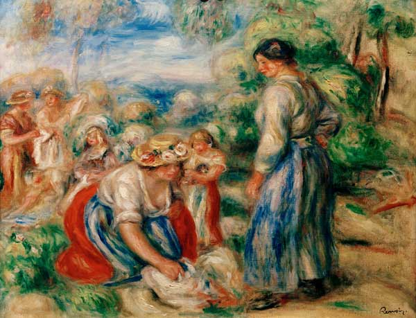 A.Renoir, Wäscherinnen od Pierre-Auguste Renoir