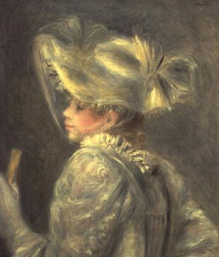 The White Hat od Pierre-Auguste Renoir