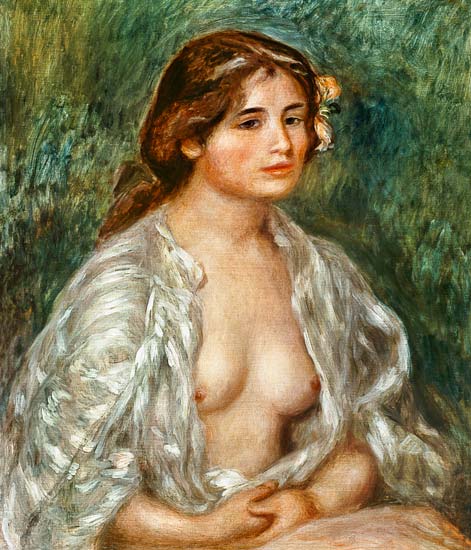 Woman Semi-Nude od Pierre-Auguste Renoir