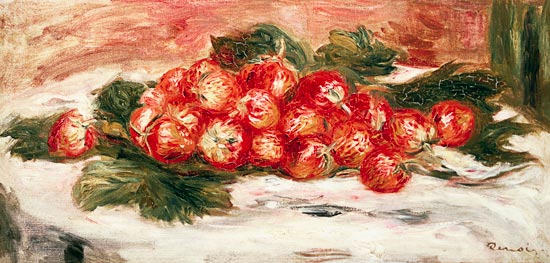 Strawberries on a White Tablecloth od Pierre-Auguste Renoir