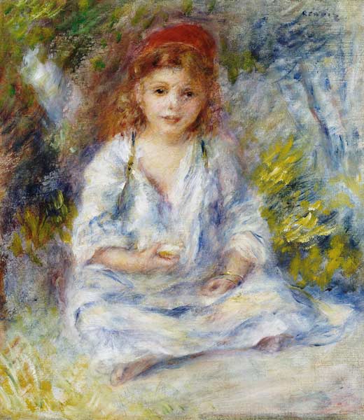 Young Algerian Girl, c.1881 od Pierre-Auguste Renoir