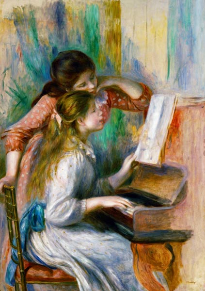 Young Girls at the Piano od Pierre-Auguste Renoir