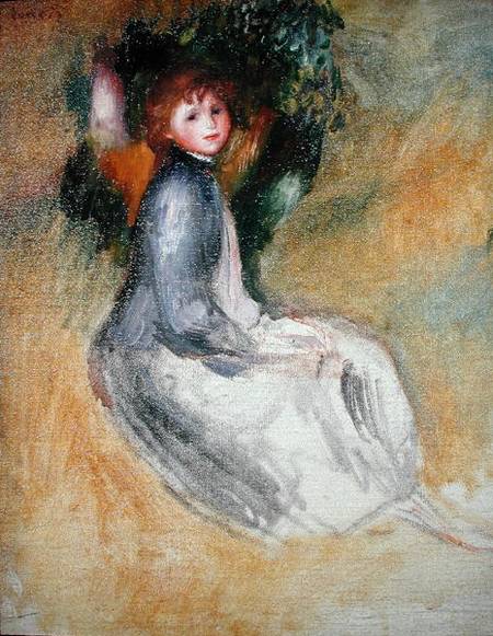 Young Girl Seated od Pierre-Auguste Renoir