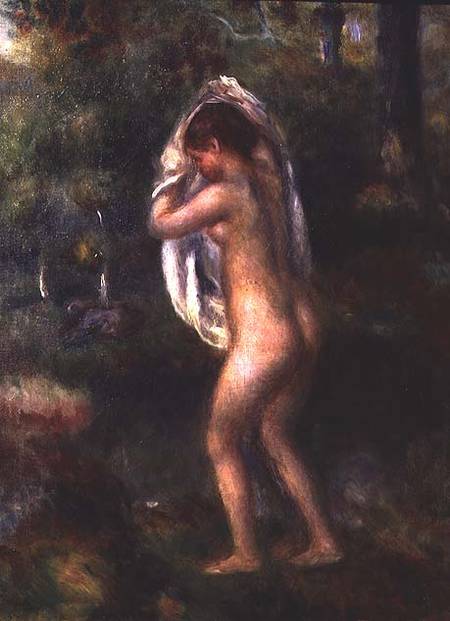 Young Girl Undressing od Pierre-Auguste Renoir