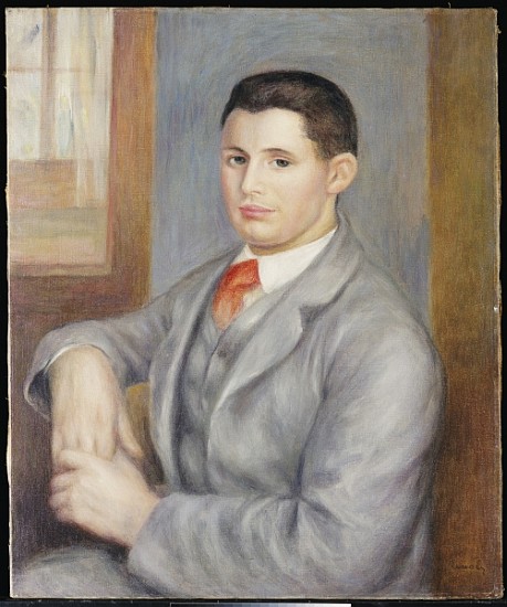 Young Man with a Red Tie od Pierre-Auguste Renoir