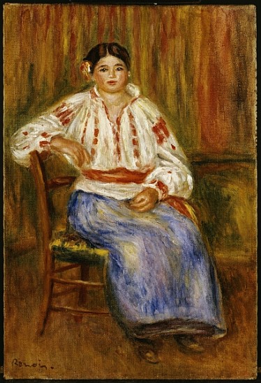 Young Romanian od Pierre-Auguste Renoir