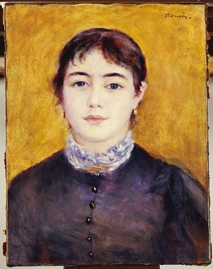 Young Woman in Blue od Pierre-Auguste Renoir