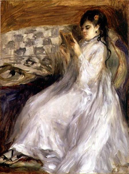 Young Woman Reading od Pierre-Auguste Renoir
