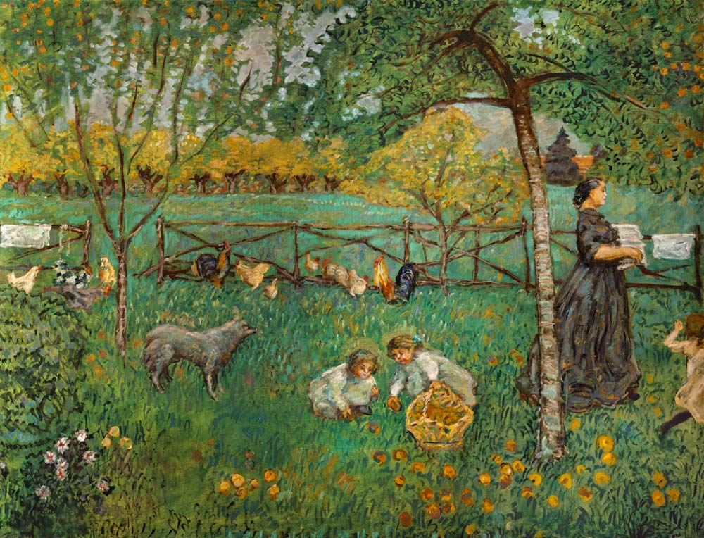 Le grand jardin au Clos od Pierre Bonnard