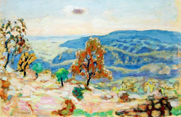 Paysage de montagne od Pierre Bonnard