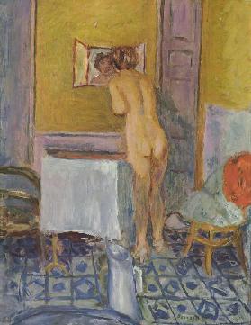 Nude with Red Cloth