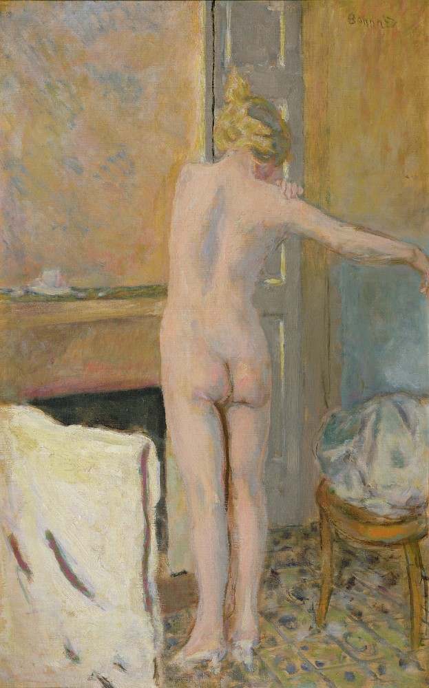 Nude in front of a Mantelpiece od Pierre Bonnard