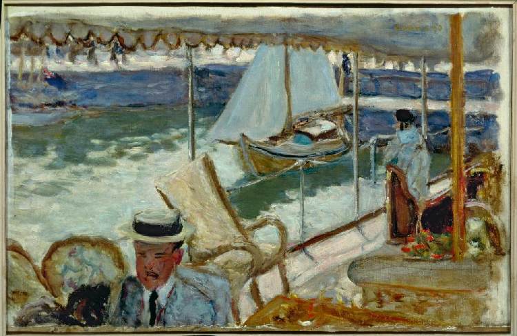 On a Yacht od Pierre Bonnard