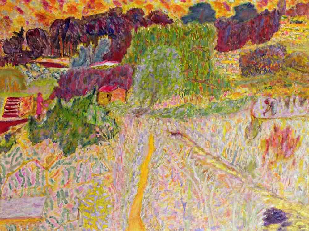 View from the Artists Studio, Le Cannet od Pierre Bonnard