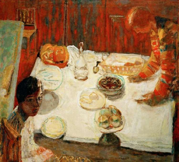 The White Tablecloth od Pierre Bonnard