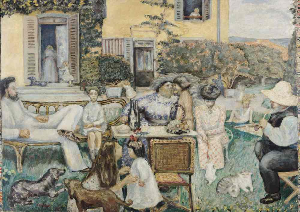 The Bourgeois Afternoon, or The Terrasse Family od Pierre Bonnard