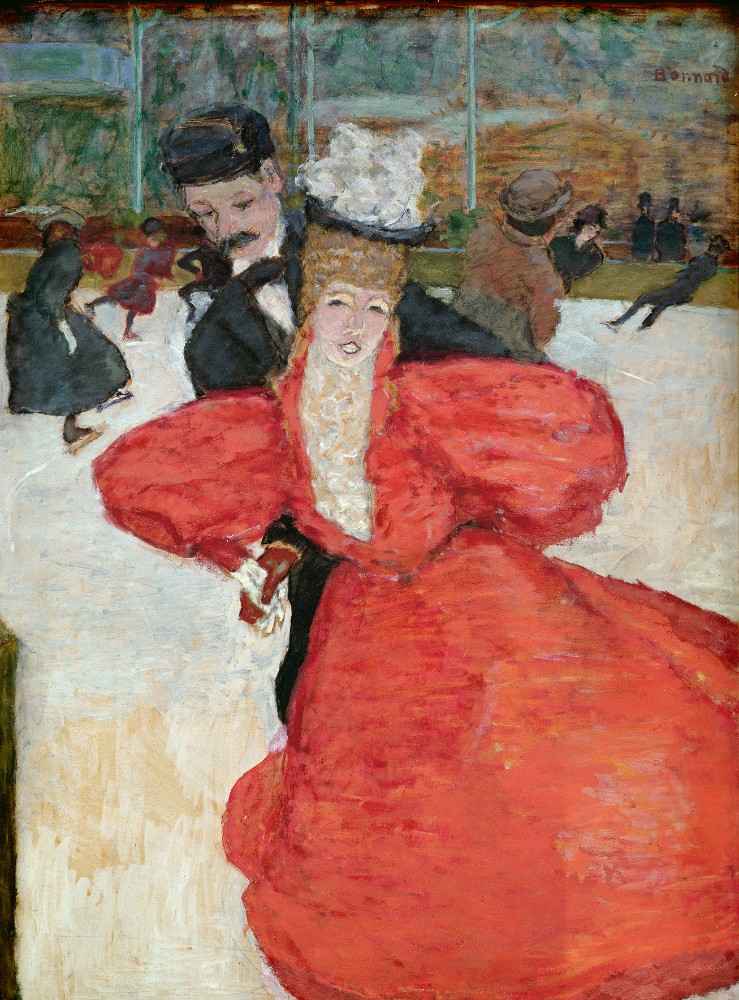 The Ice Rink or The Skaters od Pierre Bonnard