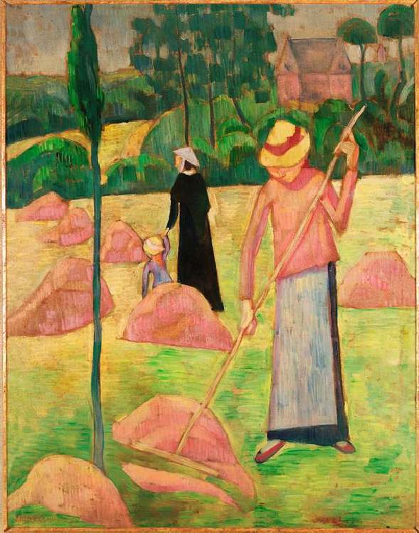 Woman with rake od Pierre Bonnard