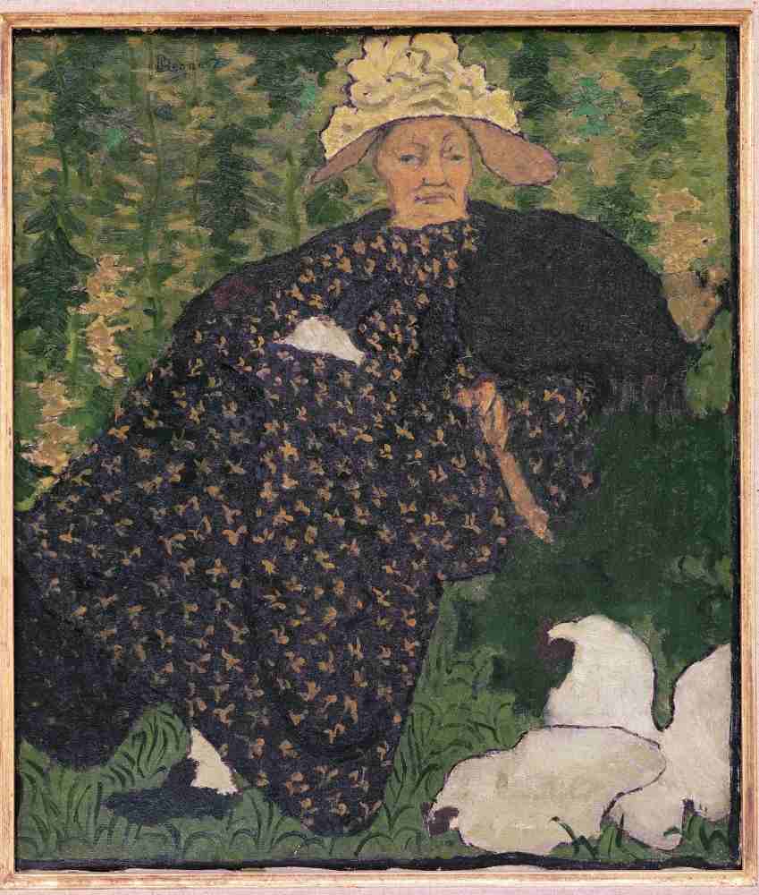 Grandmother with Chickens od Pierre Bonnard