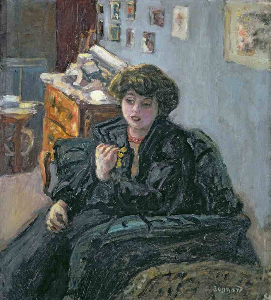 Young Woman in an Interior od Pierre Bonnard