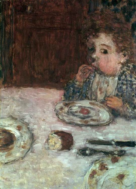 Child at Breakfast od Pierre Bonnard
