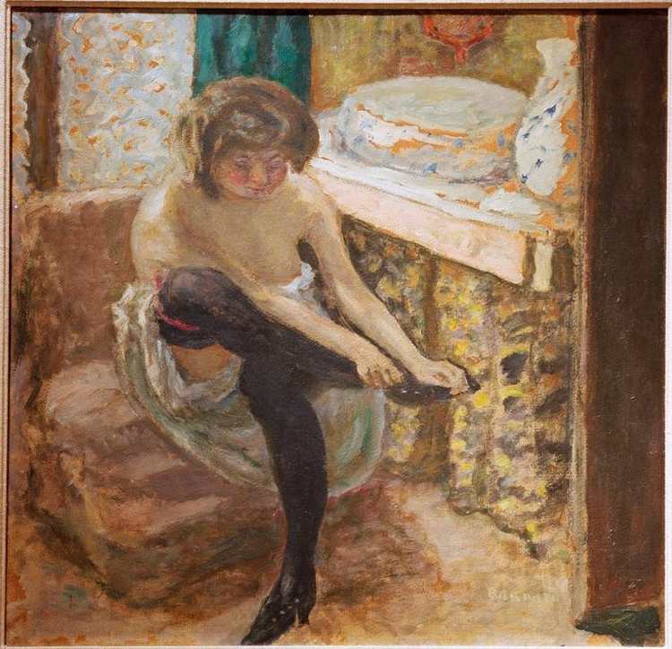La femme aux bas noirs od Pierre Bonnard