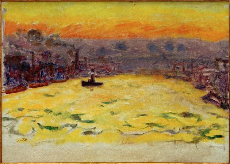 Le Port, soleil couchant od Pierre Bonnard